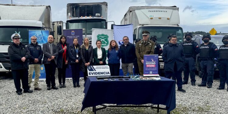 Desarticulan red criminal dedicada a la pesca ilegal: siete detenidos en operativo conjunto en Calbuco