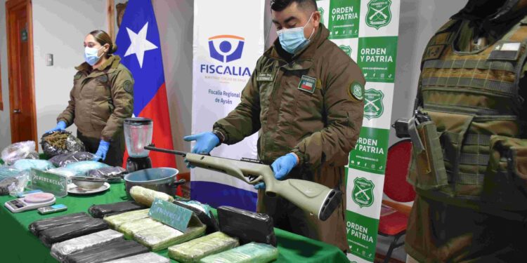 Histórico decomiso de droga en Aysén: hallan laboratorio clandestino con más de 20 kilos de cocaína