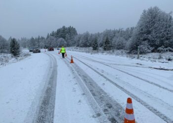 Para enfrentar el invierno refuerzan medidas preventivas y cortes programados en Ruta 7