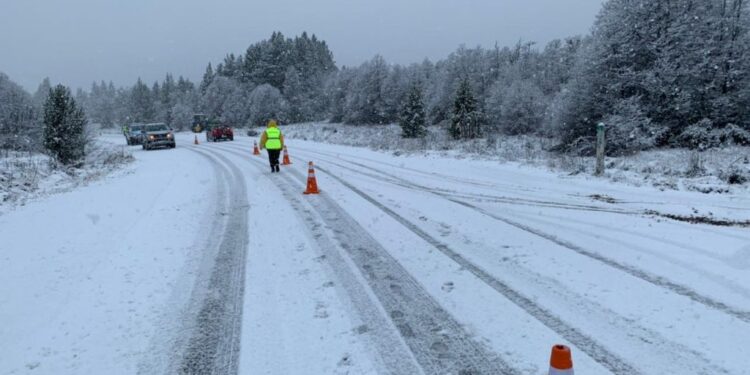 Para enfrentar el invierno refuerzan medidas preventivas y cortes programados en Ruta 7
