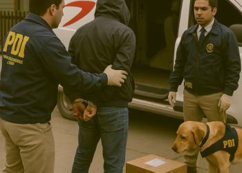 Entrega controlada permite detener a imputado por tráfico de drogas en Puerto Aysén