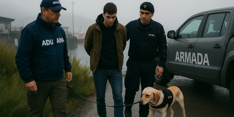 Fiscalía formaliza a pasajero tras incautación de marihuana en Puerto Cisnes