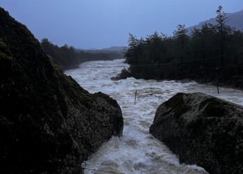 Cierran sector Ventisquero del Parque Queulat por sistema frontal en Aysén