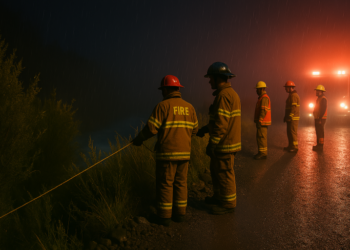 Conductor resulta ileso tras caída de vehículo en ribera del río Aysén