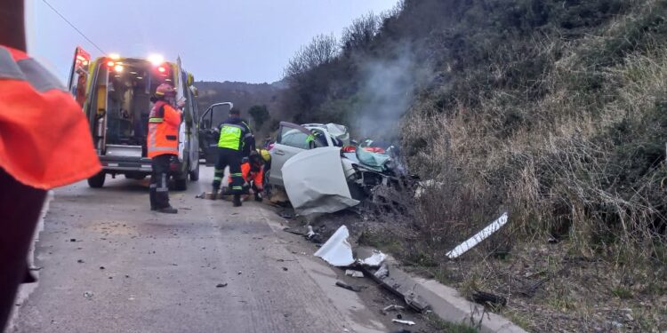 Fatal colisión en la Ruta 240 Aysén-Coyhaique en el sector El Arenal deja a adulto mayor fallecido