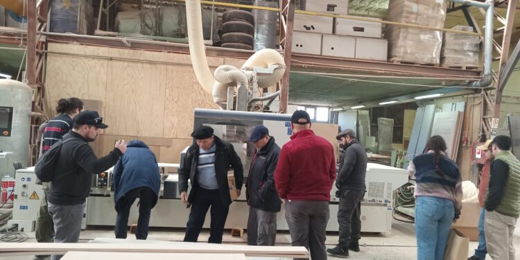Delegación de Aysén participa en gira tecnológica para fortalecer industria maderera regional