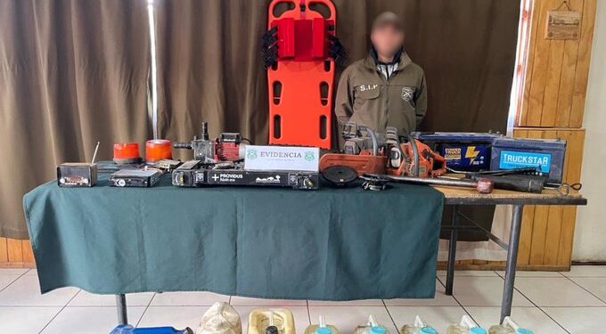 Detienen a sujeto por receptación e infracción a la Ley de Drogas en Chile Chico