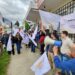 Funcionarios públicos de Aysén se movilizan contra recortes presupuestarios en el FOSIS