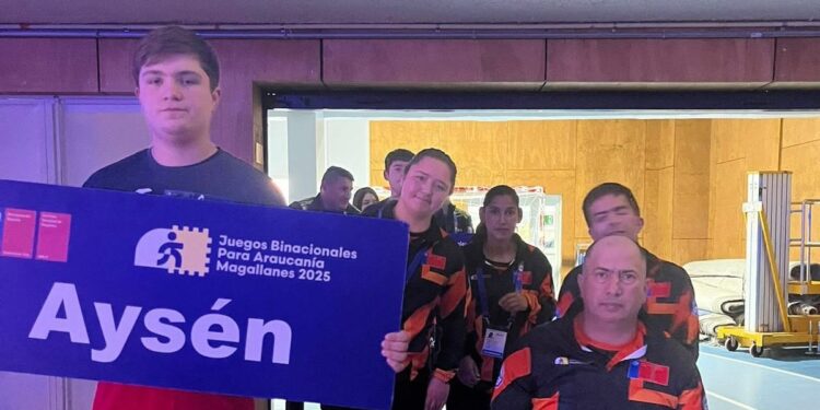 Aysén logra 13 medallas en la 4° edición de los Para Juegos Binacionales de la Araucanía en Magallanes