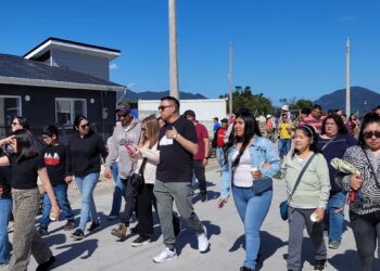 Puerto Aysén: 103 familias celebraron avance del 95% en proyecto habitacional del que son beneficiarias