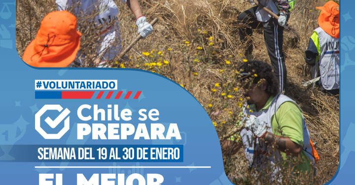 INJUV abre inscripciones para voluntarios en gestión de riesgo e incorpora primera guía nacional sobre eventos volcánicos