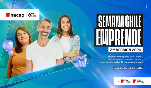 Semana Chile Emprende 2026 tendrá actividades en Coyhaique con foco en innovación y formalización