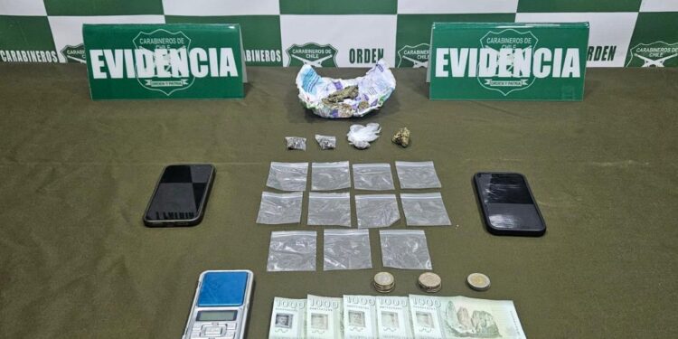 Detienen a cuatro personas por microtráfico en operativos simultáneos en Coyhaique y Puerto Aysén