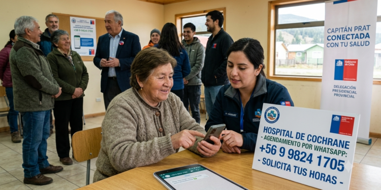 Hospital de Cochrane habilita WhatsApp para solicitar y modificar horas médicas