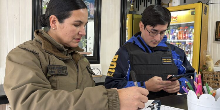 Fiscalización detecta a cinco extranjeros en situación irregular trabajando ilegalmente en locales comerciales