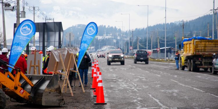 Inician obras de repavimentación de 16 kilómetros de la Ruta 7 en Coyhaique, entre Recta Foitzick y La Chilenita