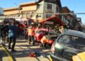 Un simulacro de choque frontal en el centro de Coyhaique alerta sobre los riesgos mortales de conducir con alcohol