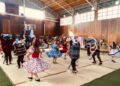 Estudiantes de distintas comunas se reunieron en Coyhaique para celebrar la cueca escolar