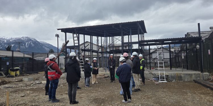 Centro Comunitario Villas Unidas de Puerto Aysén alcanza un 42% de avance